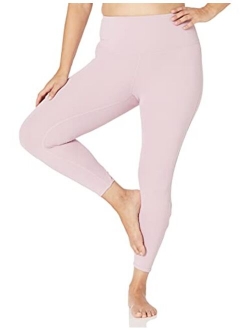 Amazon Brand - Core 10 Women's (XS-3X) High Waist Yoga Lattice 7/8 Crop Legging - 24"