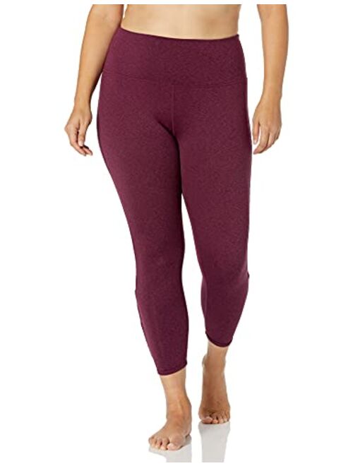 Amazon Brand - Core 10 Women's (XS-3X) High Waist Yoga Lattice 7/8 Crop Legging - 24"