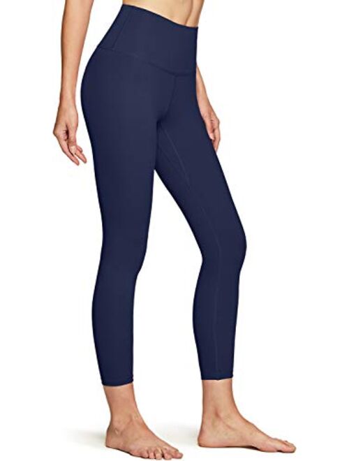 TSLA Women's Yoga Leggings, Mid/High Waisted Tummy Control Workout Leggings, 4 Way Stretch Athletic Yoga Pants