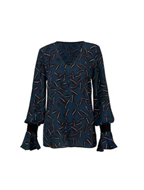 cabi #3763 Shadow Leaf Blouse Full Size