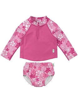 i play. by green sprouts Girls' Two Piece Rashguard