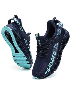 TSIODFO Mens Sport Running Sneakers Breathable Trail Athletic Shoes