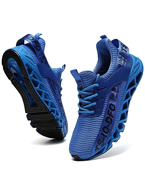 TSIODFO Mens Sport Running Sneakers Breathable Trail Athletic Shoes