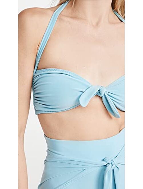 Norma Kamali Women's Ty Front Bikini Top