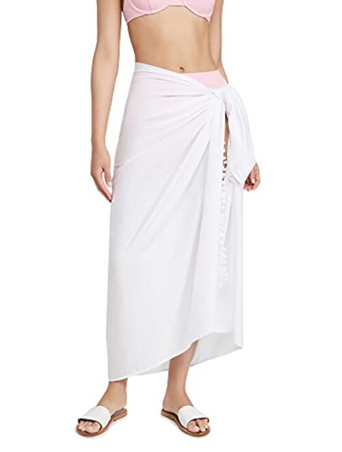 Tiare Hawaii Women's Pom Pom Sarong