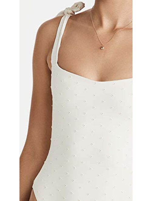 WeWoreWhat Women's Tie Shoulder One Piece