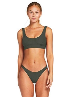 Vitamin A Women's Sunkissed EcoRib Sienna Banded Bralette Bikini Top