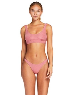 Vitamin A Women's Sunkissed EcoRib Sienna Banded Bralette Bikini Top