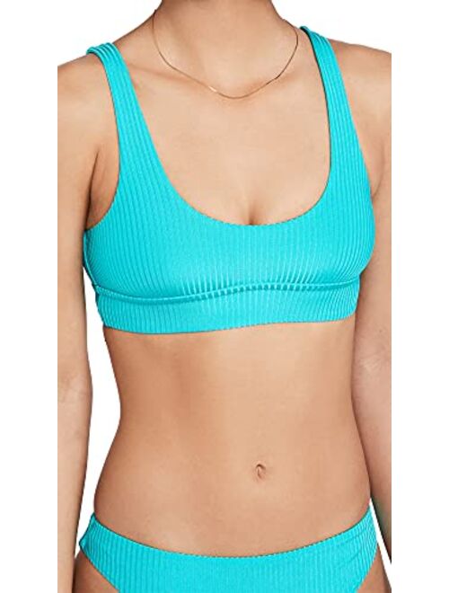 Vitamin A Women's Sunkissed EcoRib Sienna Banded Bralette Bikini Top