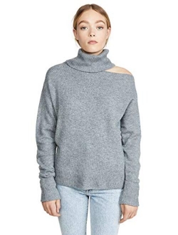 Wool And Nylon With Turtle Neck Long Sleeves Sweater