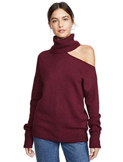 Wool And Nylon With Turtle Neck Long Sleeves Sweater