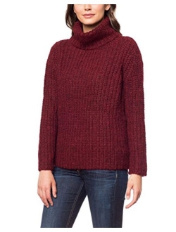 Invisible World Women's Baby Alpaca Pullover Turtleneck Sweater