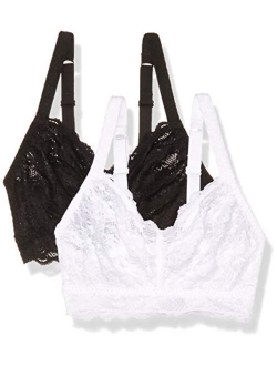 Women's Say Never Curvy Sweetie Bralette 2 Pack