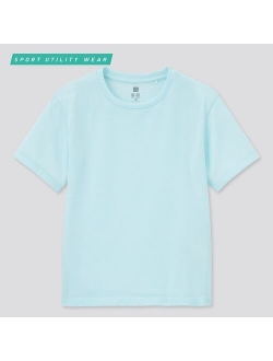 KIDS DRY-EX CREW NECK SHORT-SLEEVE T-SHIRT