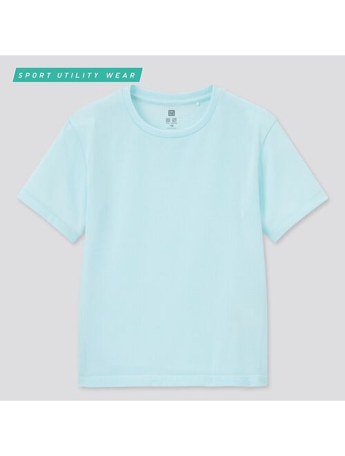 Uniqlo KIDS DRY-EX CREW NECK SHORT-SLEEVE T-SHIRT