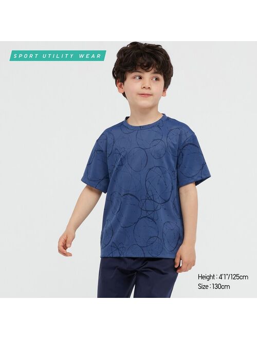 Uniqlo KIDS DRY-EX CREW NECK SHORT-SLEEVE T-SHIRT (FUTURA LABORATORIES)