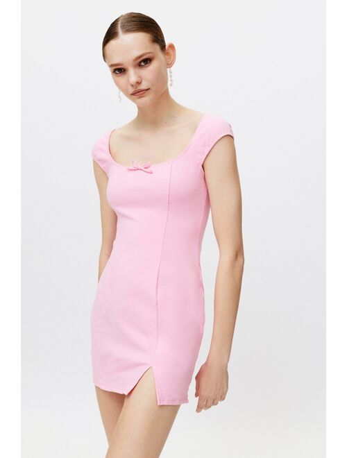 Urban outfitters UO Dierdra Notched Bodycon Mini Dress