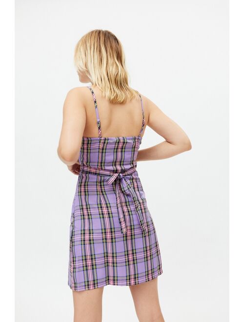 Love + Harmony Plaid Mini Dress