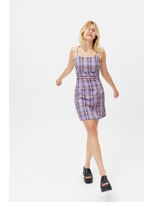 Love + Harmony Plaid Mini Dress