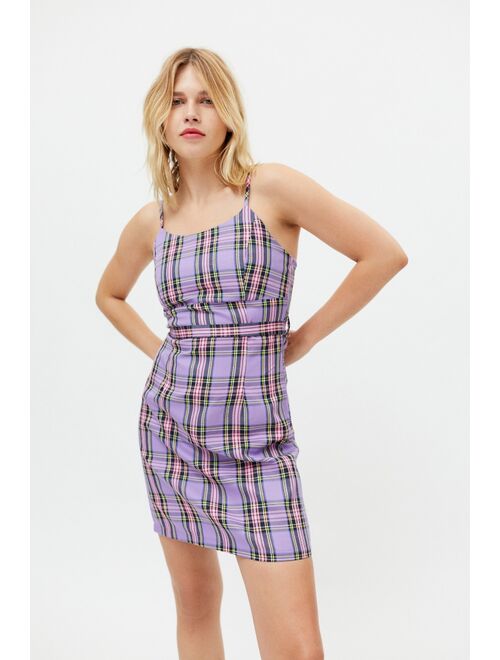 Love + Harmony Plaid Mini Dress