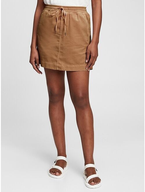 GAP Ribbed Mini High Waist Skirt