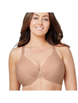 Plus Size Glamorise Full-Figure Front Close Wonderwire Bra With Smoothing Back 1247