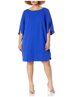 Women's Tulip Sleeve Sheath Dress