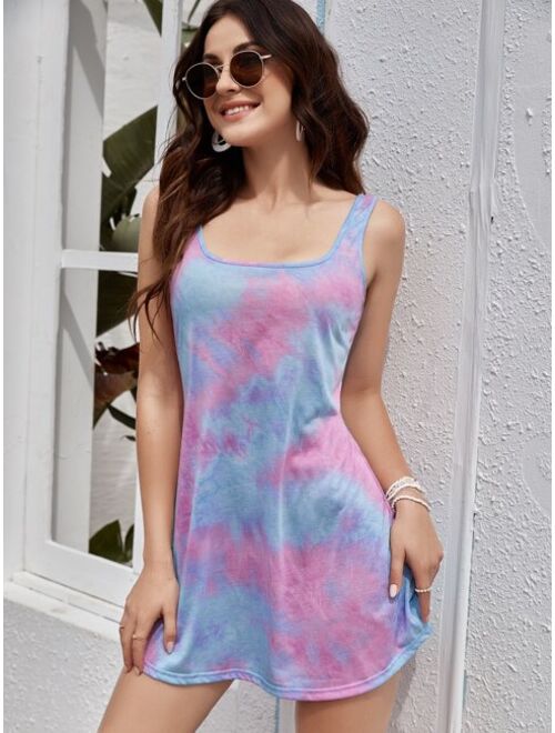 Shein Tie Dye Tank Dress