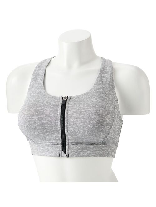 Tek Gear® Medium Impact Zip-Front Sports Bra