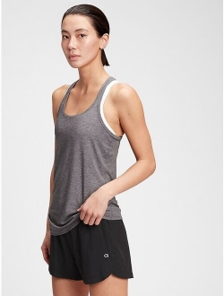 GapFit Breathe Heathered Tank Top