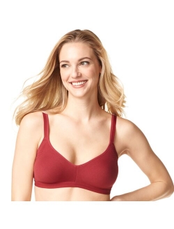 Women's Easy Does It Underarm Smoothing with Seamless Stretch Wireless Lightly Lined Comfort Bra Rm3911a