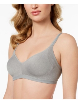 Women's Easy Does It Underarm Smoothing with Seamless Stretch Wireless Lightly Lined Comfort Bra Rm3911a