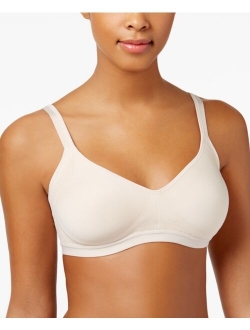 Women's Easy Does It Underarm Smoothing with Seamless Stretch Wireless Lightly Lined Comfort Bra Rm3911a