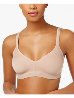 Women's Easy Does It Underarm Smoothing with Seamless Stretch Wireless Lightly Lined Comfort Bra Rm3911a