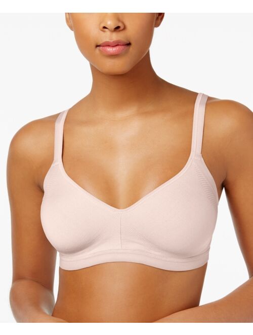 Warner's Women's Easy Does It Underarm Smoothing with Seamless Stretch Wireless Lightly Lined Comfort Bra Rm3911a