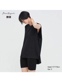 WOMEN AIRism COTTON OVERSIZED SLEEVELESS T-SHIRT (MAME KUROGOUCHI)