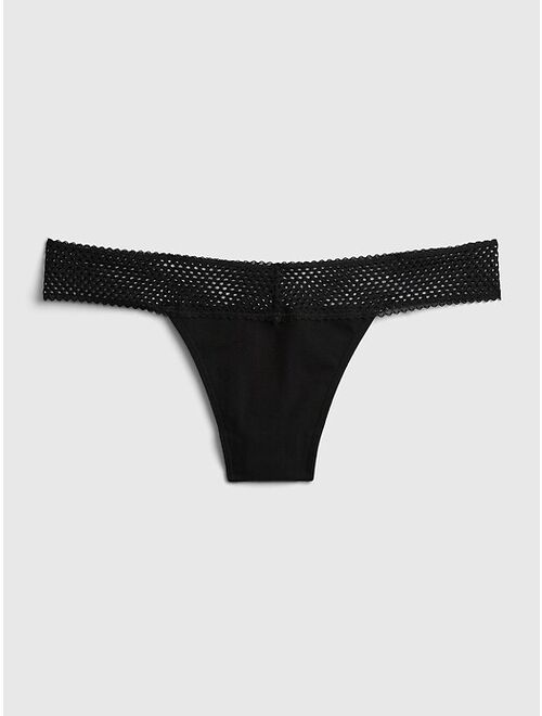 GAP Stretch Cotton Lace Thong