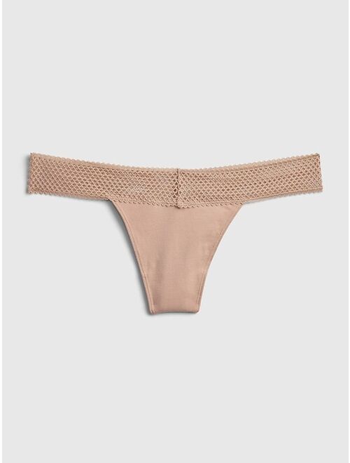 GAP Stretch Cotton Lace Thong