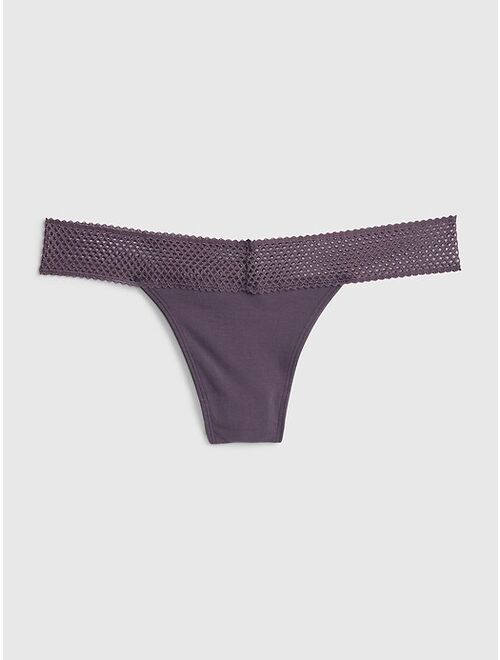 GAP Stretch Cotton Lace Thong