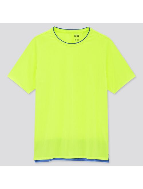 WOMEN UNIQLO+ DRY-EX CREW NECK SHORT-SLEEVE T-SHIRT