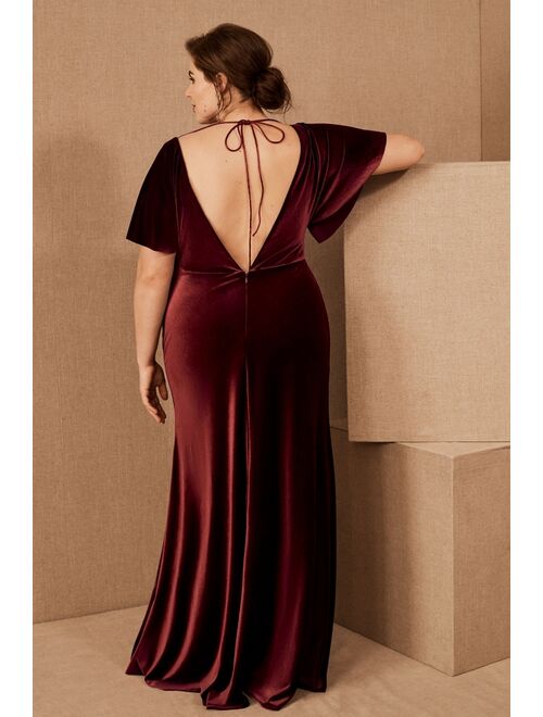 Jenny Yoo Ellis Velvet Dress