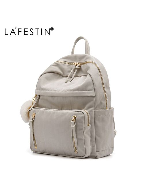 LA FESTIN 2020 new large-capacity backpack fashion ladies backpack Korean campus high school student schoolbag