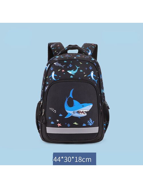 Dinosaur Shark School Bags for Boys Primary Backpacks Girls School Backpacks for Kids 3 Sets Large Bookbags Mochila Infantil