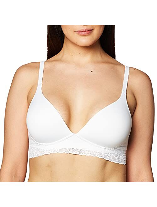 Warner's Cloud 9 Wire Free Lace Band Contour Bra RO5691A