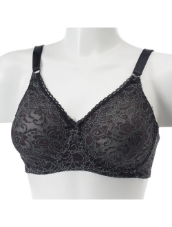 Lace 'n Smooth Comfort-U Back Full-Figure Bra 3432