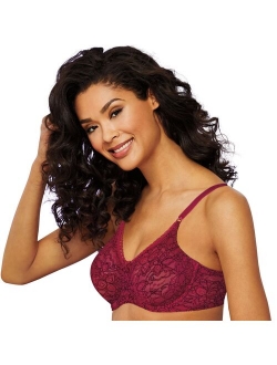 Lace 'n Smooth Comfort-U Back Full-Figure Bra 3432