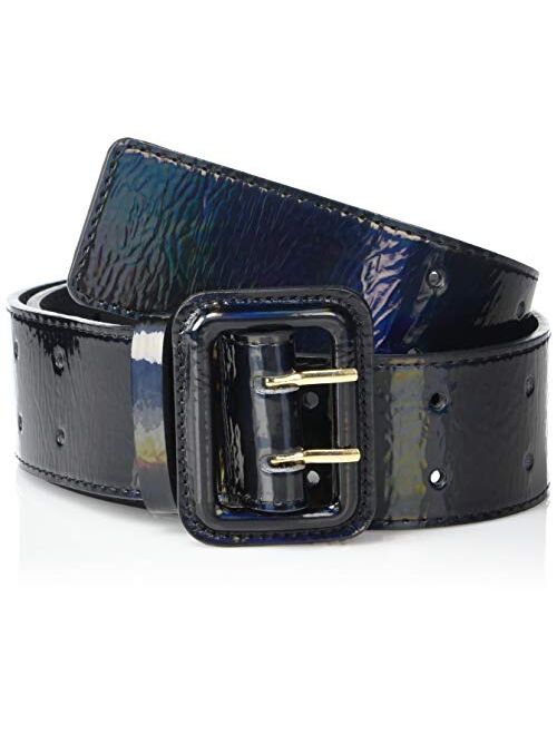 The Drop Women's @lisadnyc Patent Faux Leather Wide Belt