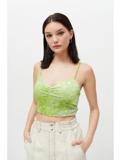 Remnants Mesh Crop Top