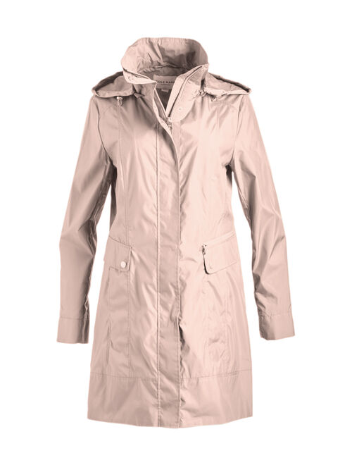 Cole Haan Canyon Rose Packable Hooded Raincoat - Women & Plus