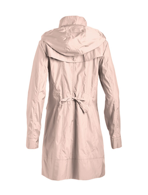 Cole Haan Canyon Rose Packable Hooded Raincoat - Women & Plus